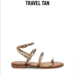 Steve Madden Travel Tan Sandals